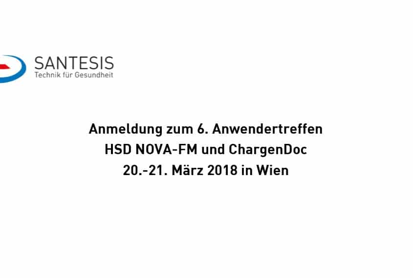 Aufruf zur Anmeldung zum 6. Anwendertreffen