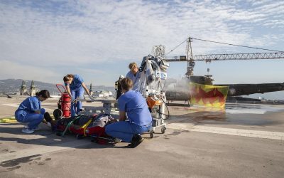 image-hubschrauberuebung-okl-bhs-2026__0006 Brandschutz-Übung Hubschrauber: Erstversorgung der Verletzten am Heliport